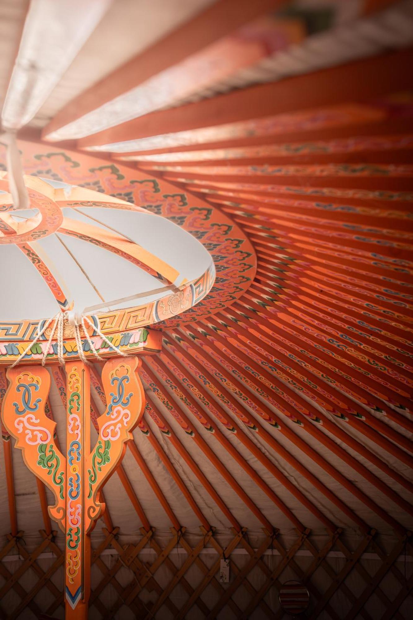 Hotel Gilfach Gower Farm Luxury Yurt With Hot Tub Ammanford Esterno foto